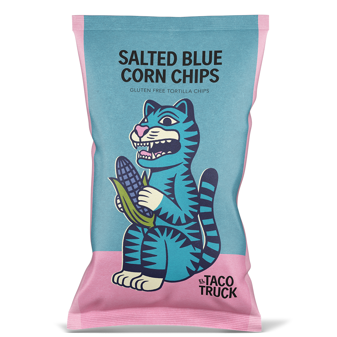 Salted Blue Corn Chips El Taco Truck